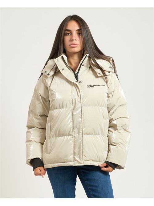 Karl Lagerfeld women's glossy down jacket KARL LAGERFELD | A4W150201ZI